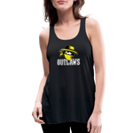 Load image into Gallery viewer, Outlaws Women's Flowy Tank Top by Bella - black