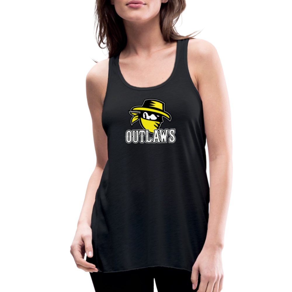 Outlaws Women's Flowy Tank Top by Bella - black