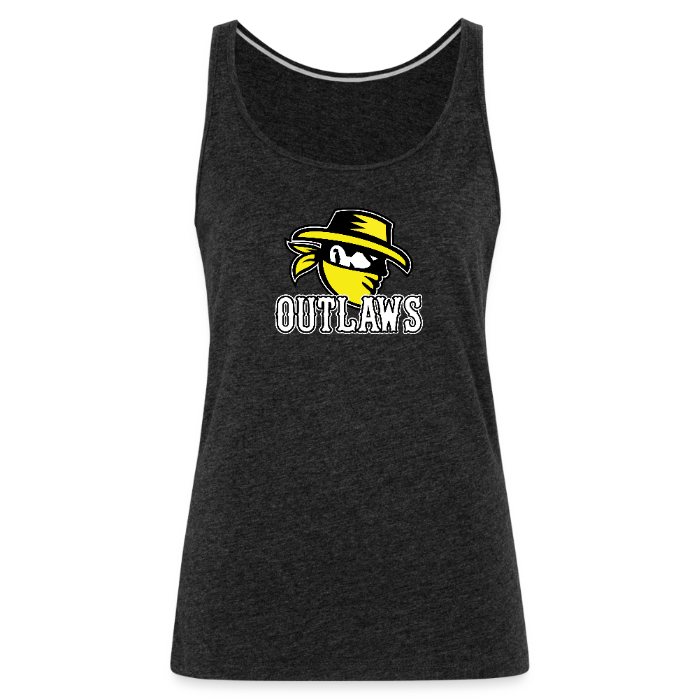 Outlaws Women’s Premium Tank Top - charcoal grey