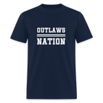 Load image into Gallery viewer, Outlaws Nation Unisex Classic T-Shirt - navy