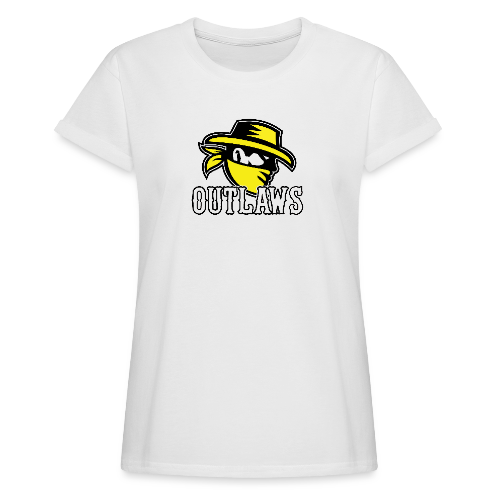 Outlaws Women's Relaxed Fit T-Shirt - white