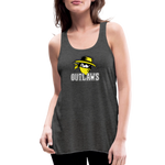 Load image into Gallery viewer, Outlaws Women's Flowy Tank Top by Bella - deep heather