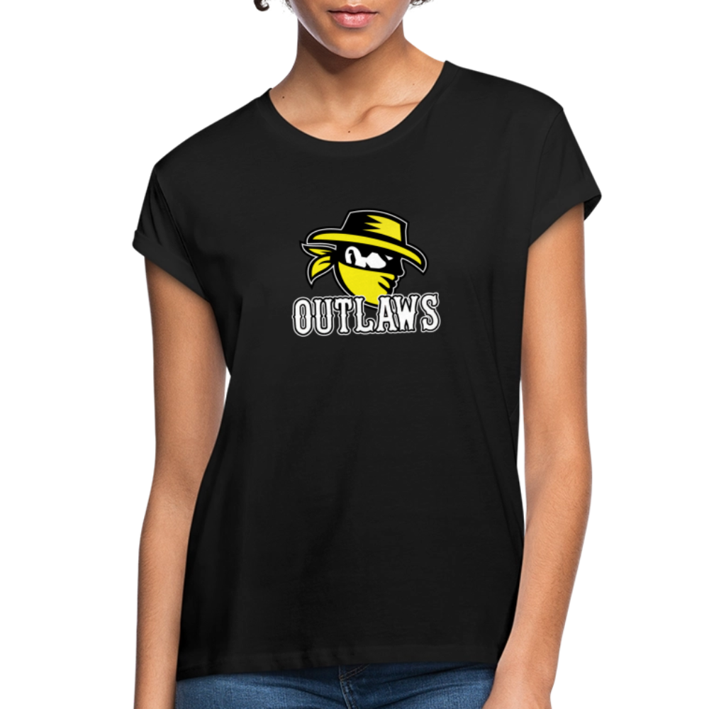 Outlaws Women's Relaxed Fit T-Shirt - black