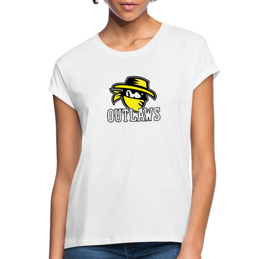 Outlaws Women's Relaxed Fit T-Shirt - white