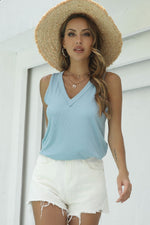 Load image into Gallery viewer, Basic V-Neck Tank