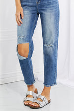 Load image into Gallery viewer, RISEN Full Size Emily High Rise Relaxed Jeans