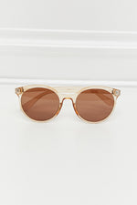 Load image into Gallery viewer, Round Full Rim Polycarbonate Frame Sunglasses