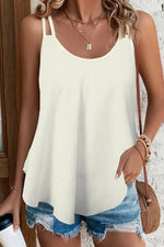 Load image into Gallery viewer, Scoop Neck Double-Strap Cami