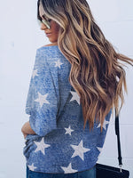 Load image into Gallery viewer, Star Print Short Sleeve T-Shirt