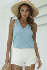 Load image into Gallery viewer, Basic V-Neck Tank