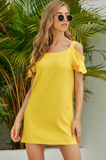 Load image into Gallery viewer, Cold-Shoulder Mini Dress