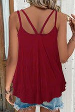 Load image into Gallery viewer, Scoop Neck Double-Strap Cami