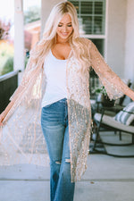 Load image into Gallery viewer, Sequin Open Front Sheer Cardigan