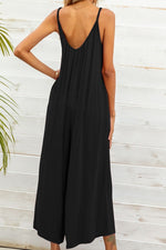 Load image into Gallery viewer, Spaghetti Strap Scoop Neck Jumpsuit