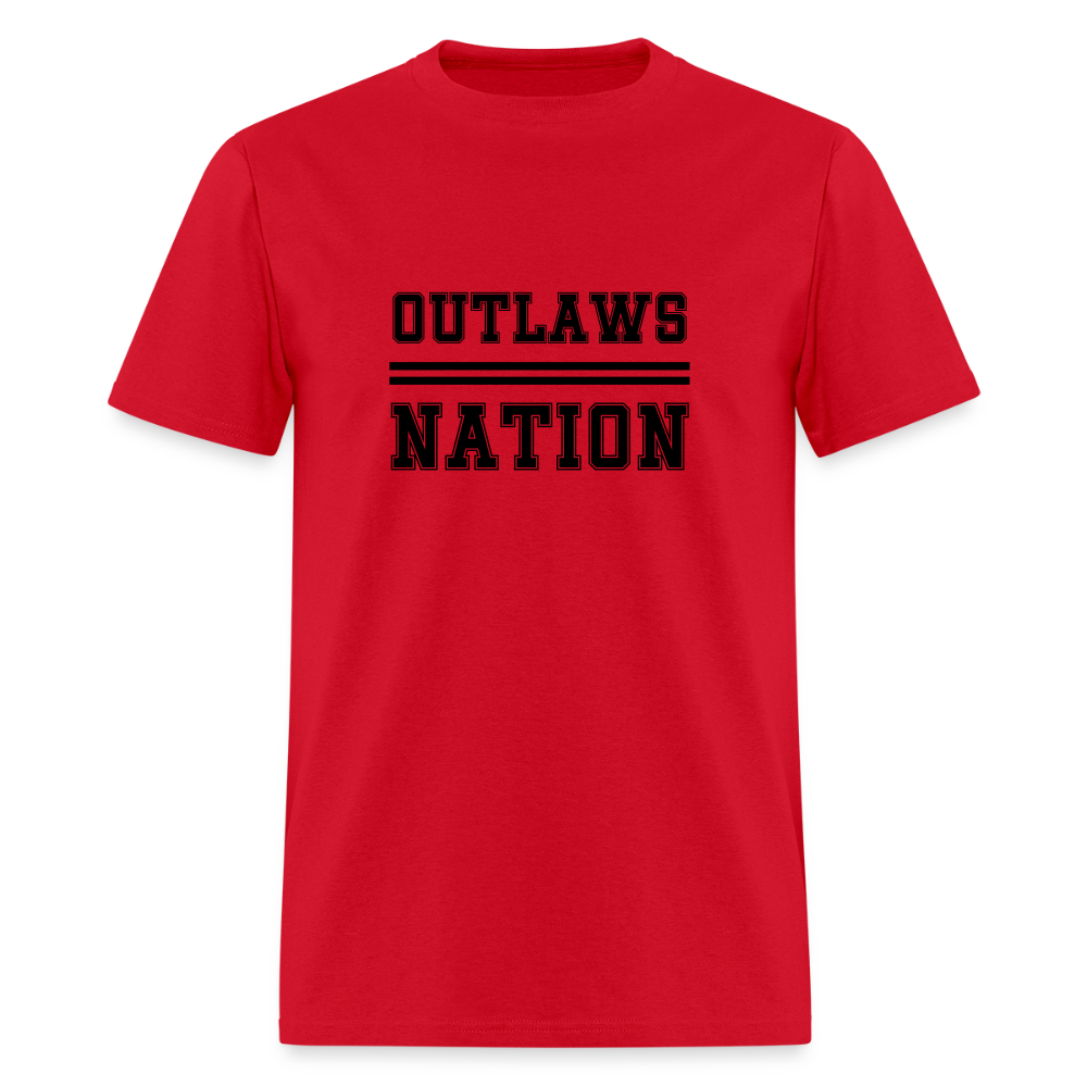 Outlaws Nation Unisex Classic T-Shirt - red