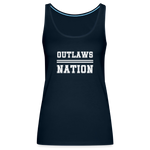 Load image into Gallery viewer, Outlaws Women’s Premium Tank Top - deep navy
