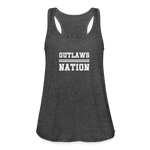 Load image into Gallery viewer, Outlaws Women&#39;s Flowy Tank Top by Bella - deep heather
