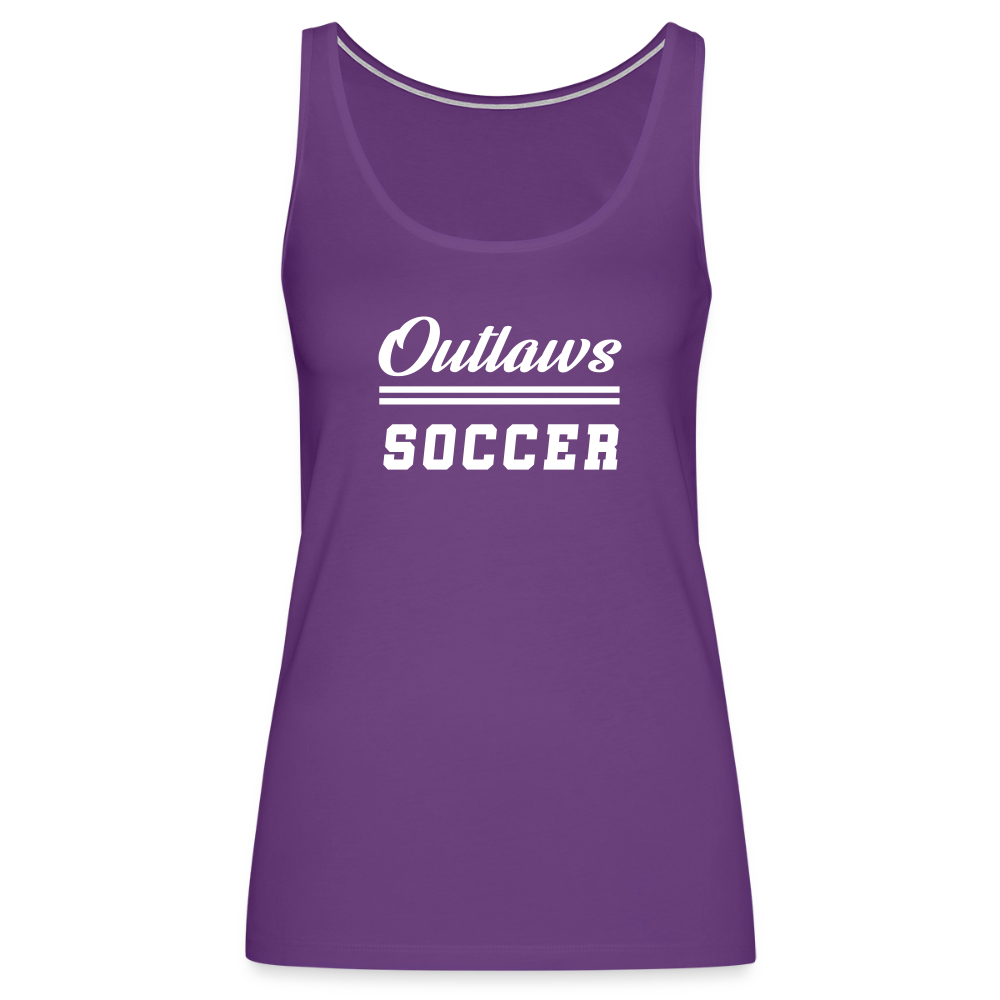 Outlaws Women’s Premium Tank Top - purple