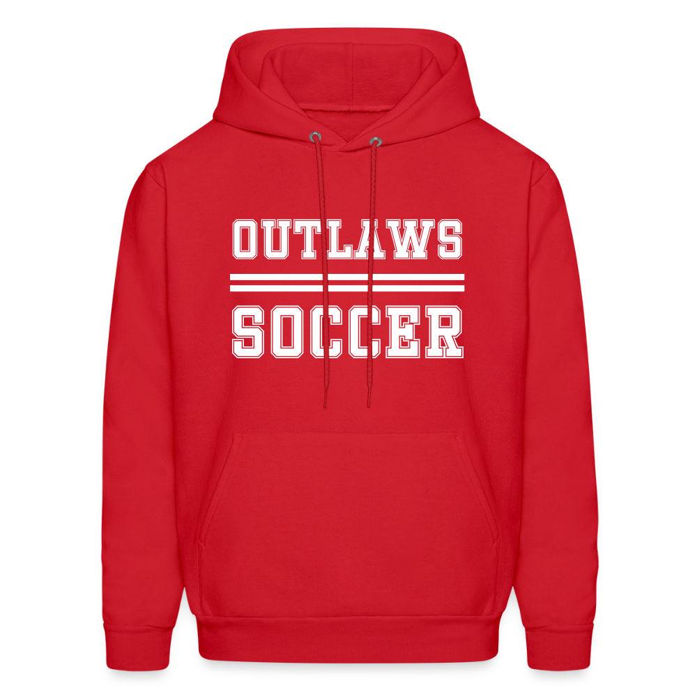 Outlaws Men's Hoodie - red