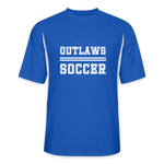 Load image into Gallery viewer, Outlaws Men’s Cooling Performance Color Blocked Jersey - royal/white
