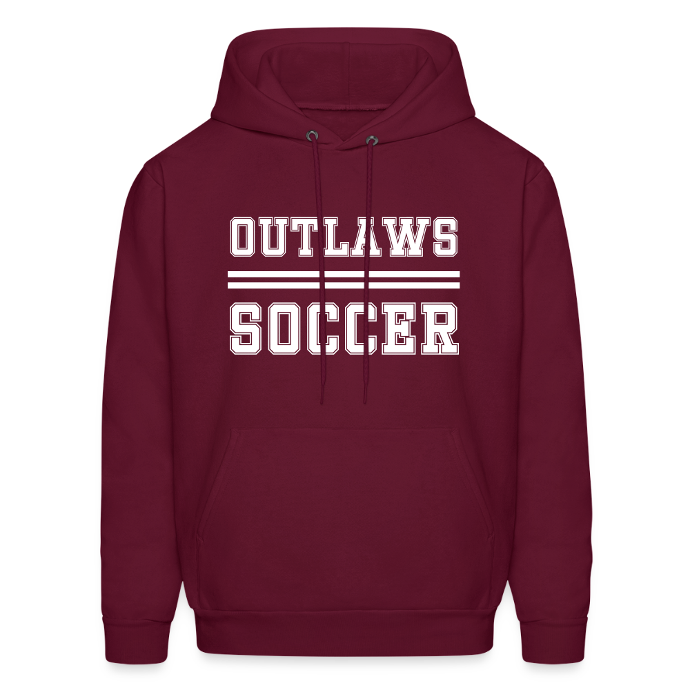 Outlaws Men's Hoodie - burgundy