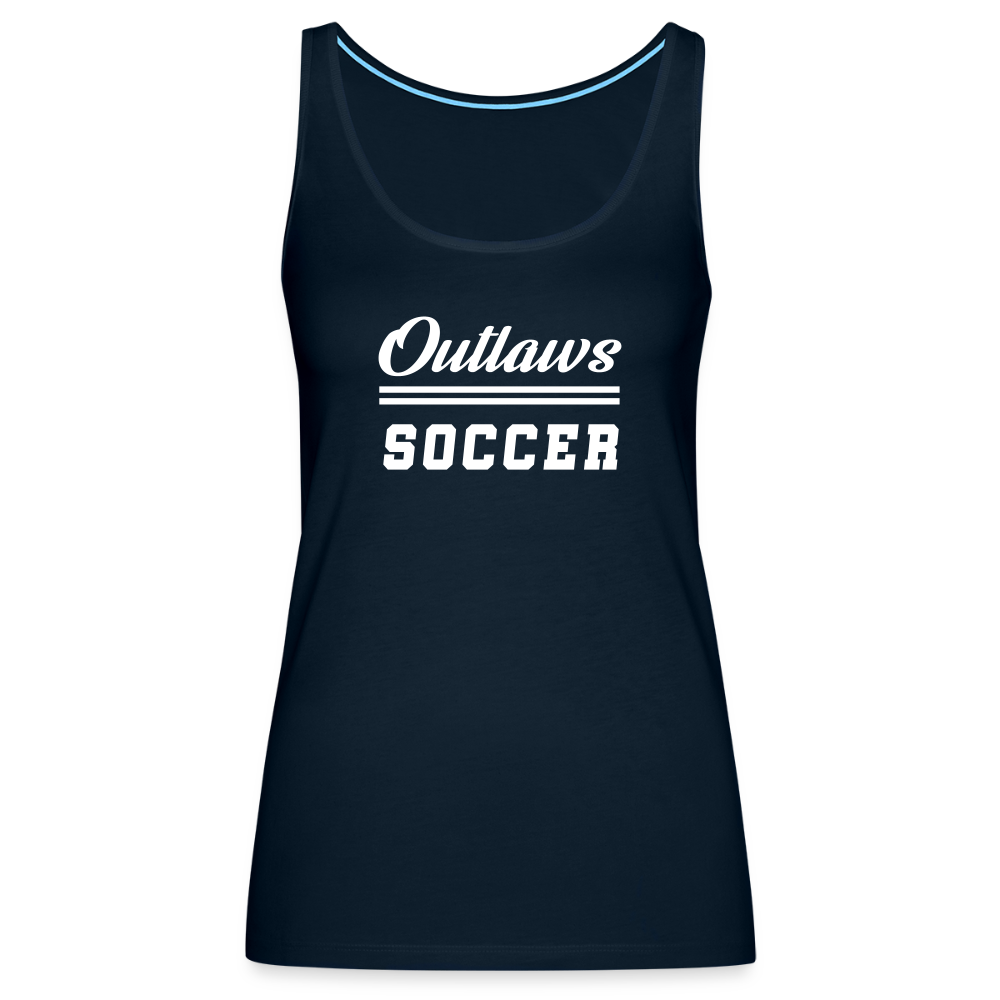 Outlaws Women’s Premium Tank Top - deep navy
