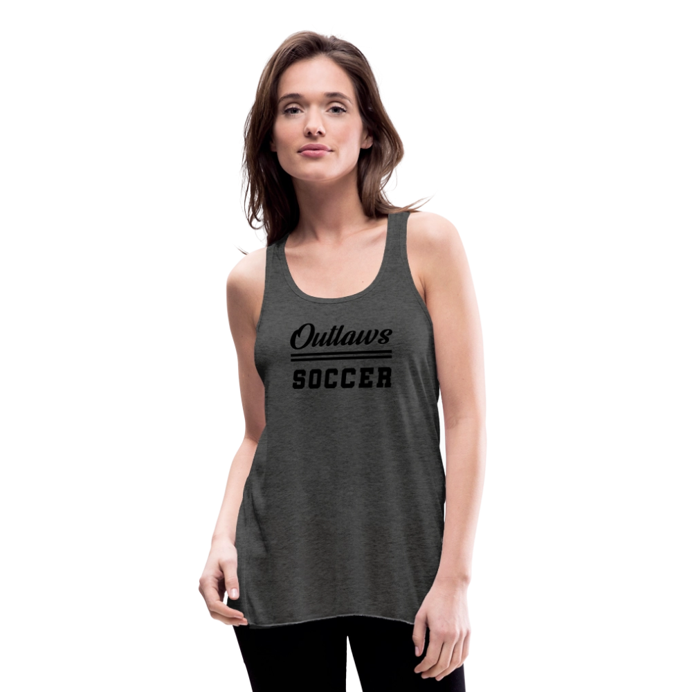 Outlaws Women's Flowy Tank Top by Bella - deep heather