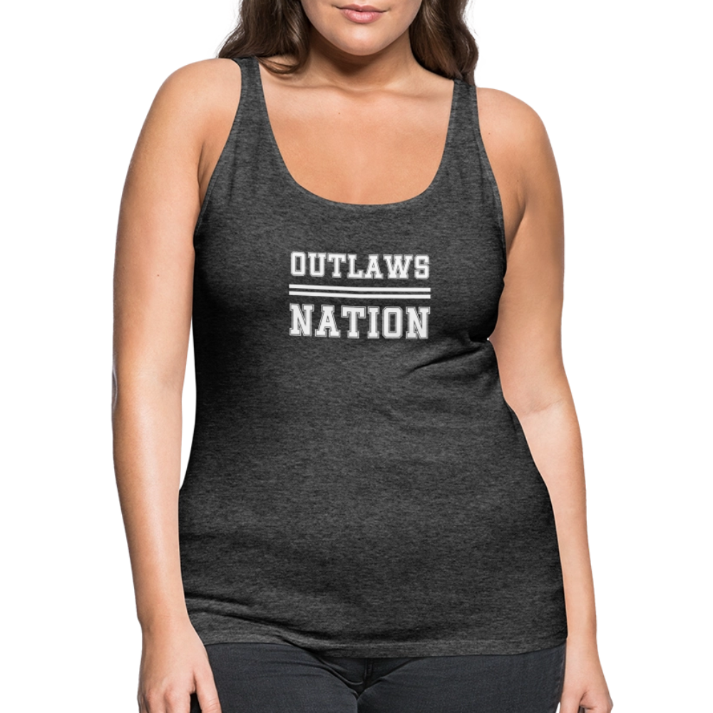 Outlaws Women’s Premium Tank Top - charcoal grey