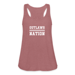 Load image into Gallery viewer, Outlaws Women&#39;s Flowy Tank Top by Bella - mauve

