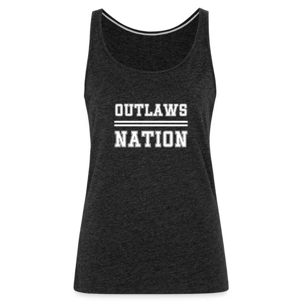 Outlaws Women’s Premium Tank Top - charcoal grey