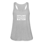Load image into Gallery viewer, Outlaws Women&#39;s Flowy Tank Top by Bella - heather gray
