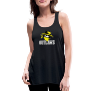Outlaws Women's Flowy Tank Top by Bella - black