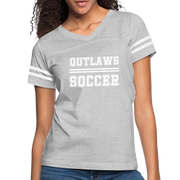 Outlaws Women’s Vintage Sport T-Shirt - heather gray/white