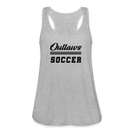 Load image into Gallery viewer, Outlaws Women&#39;s Flowy Tank Top by Bella - heather gray
