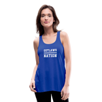 Load image into Gallery viewer, Outlaws Women&#39;s Flowy Tank Top by Bella - royal blue
