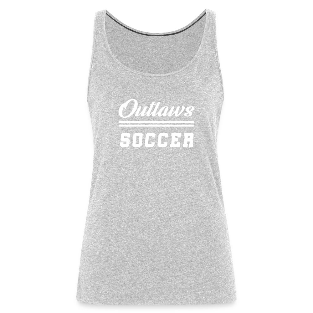 Outlaws Women’s Premium Tank Top - heather gray