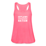 Load image into Gallery viewer, Outlaws Women&#39;s Flowy Tank Top by Bella - neon pink
