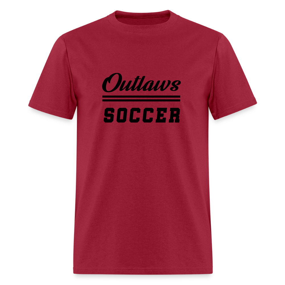 Outlaws Soccer Unisex Classic T-Shirt - dark red