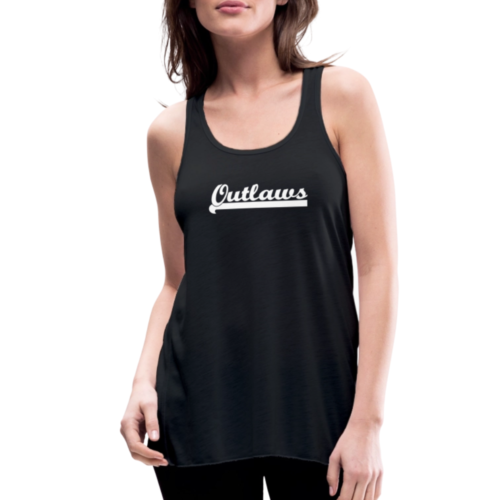 Outlaws Women's Flowy Tank Top by Bella - black