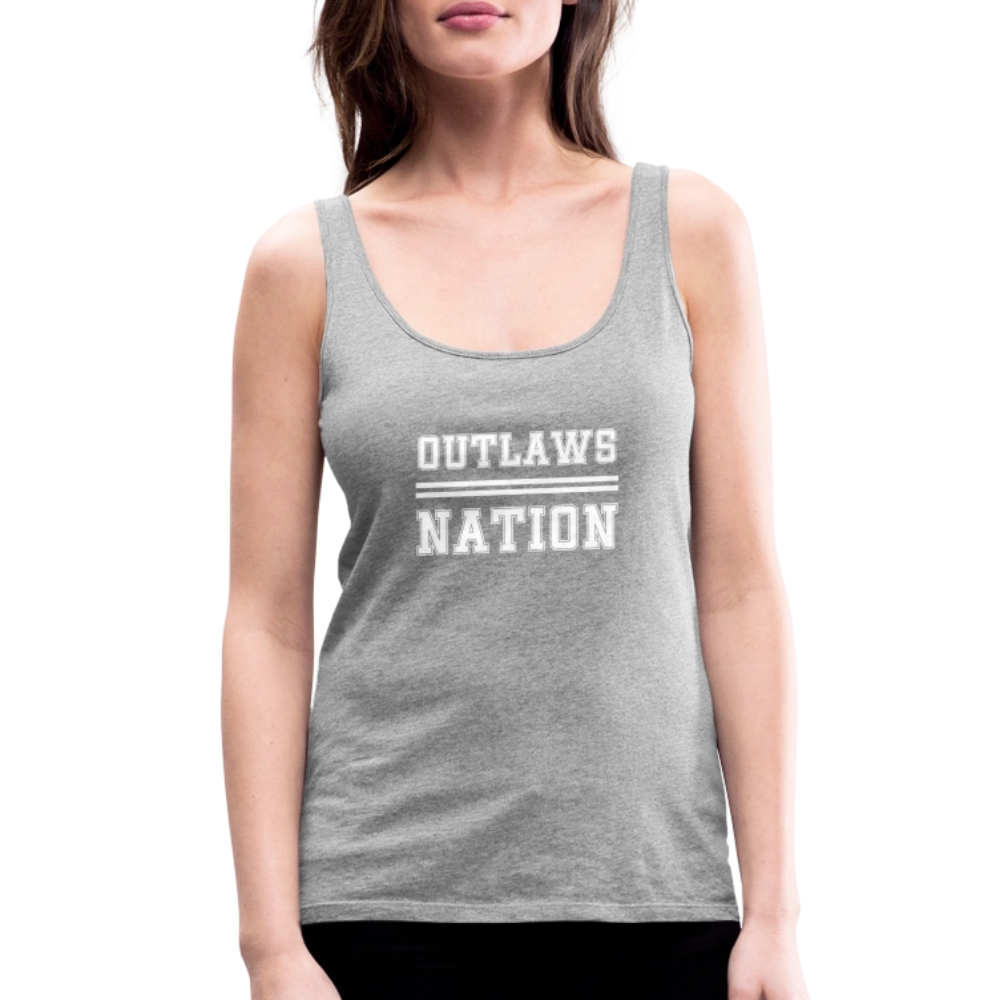 Outlaws Women’s Premium Tank Top - heather gray