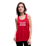 Load image into Gallery viewer, Outlaws Women&#39;s Flowy Tank Top by Bella - red
