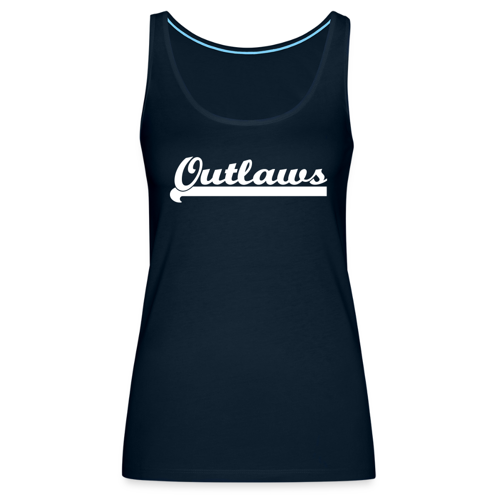 Outlaws Women’s Premium Tank Top - deep navy