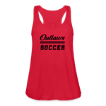 Load image into Gallery viewer, Outlaws Women&#39;s Flowy Tank Top by Bella - red
