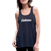 Outlaws Women's Flowy Tank Top by Bella - navy