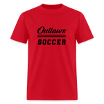 Load image into Gallery viewer, Outlaws Soccer Unisex Classic T-Shirt - red

