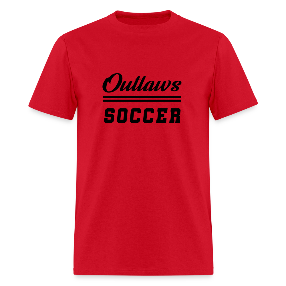 Outlaws Soccer Unisex Classic T-Shirt - red