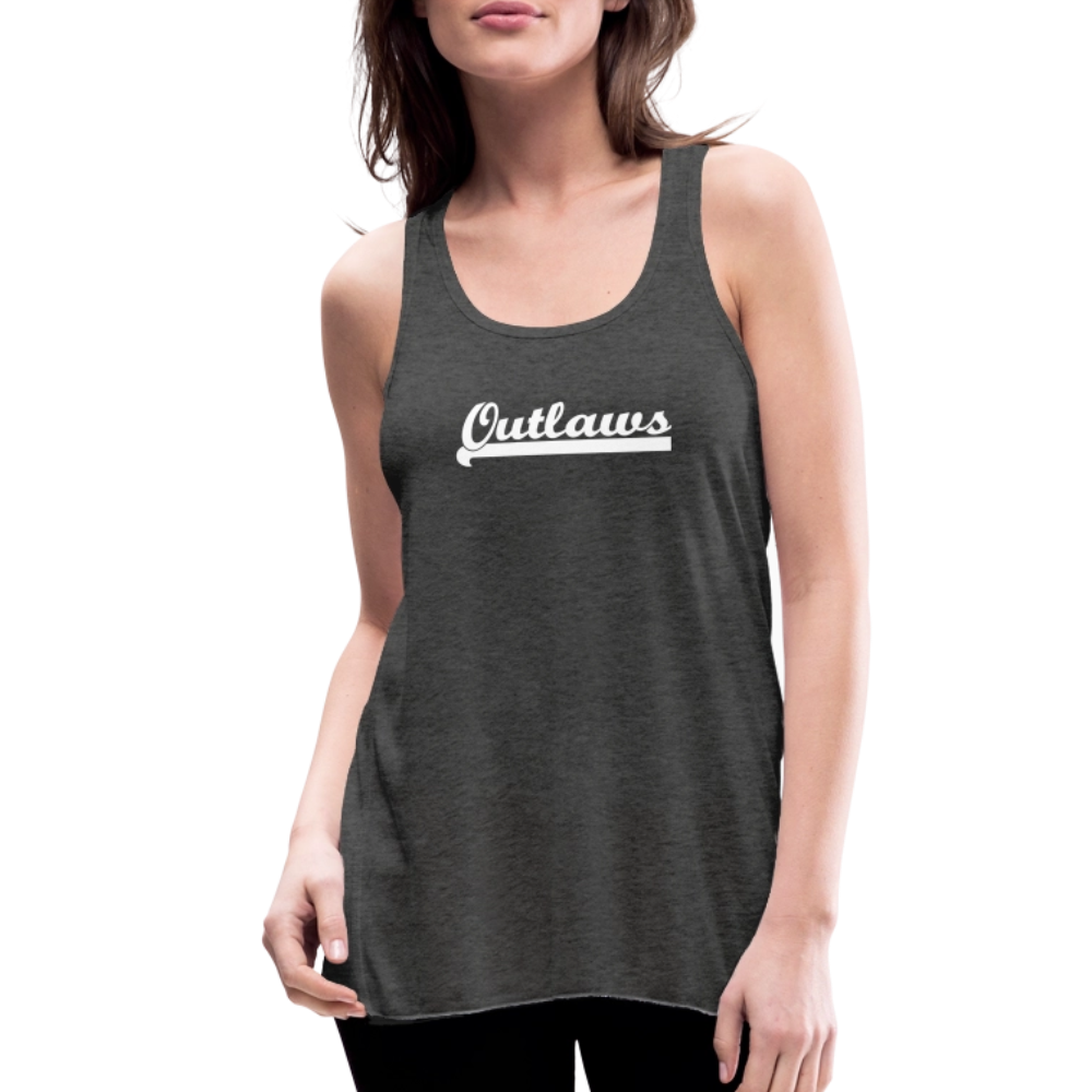 Outlaws Women's Flowy Tank Top by Bella - deep heather