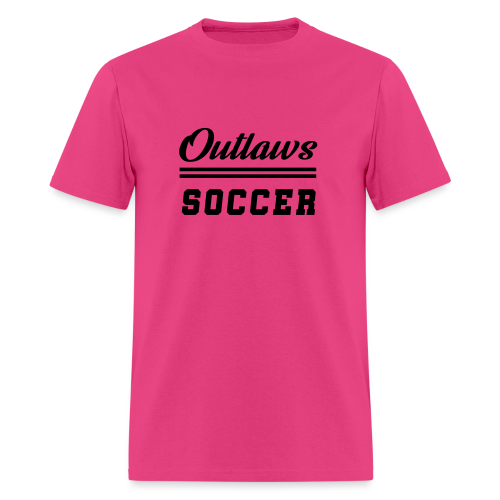 Outlaws Soccer Unisex Classic T-Shirt - fuchsia