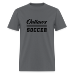 Load image into Gallery viewer, Outlaws Soccer Unisex Classic T-Shirt - charcoal
