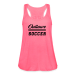 Load image into Gallery viewer, Outlaws Women&#39;s Flowy Tank Top by Bella - neon pink
